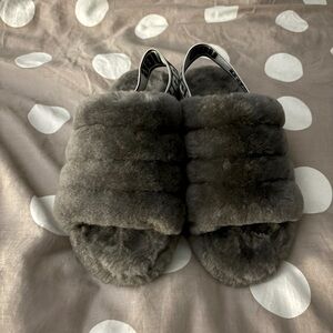 UGG fuzzy oh yeah slides. Brand new.